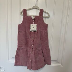 Kate Quinn Mauve Corduroy Button-Down Dress